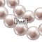 Strings of pearls. Beads. Jewelry. Beautiful background. Garland. Festive decoration. eps 10