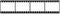 A strip of used 35mm film with clipping paths