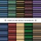 Stripe horizontal line pattern vector set abstract background