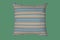 Striped decorative pillow