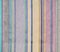 Striped fabric wallpaper