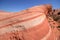 Striped Fire Wave Sandstone Rock Formation