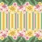 Striped floral background