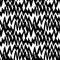 Striped hand drawn pattern with zigzag lines