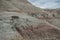 Striped mountains at Badlands National Park