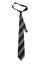 Striped necktie