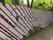 Striped Neighborhood Fence