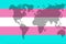 Striped Nonbinary Trans Flag: Combining the Non-binary and Transgender Flags, concept of How to Be Respectful and Supportive