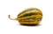 Striped ornamental pumpkin