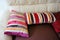 Striped pillows