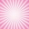 Striped pink ray burst background vintage