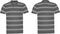 Striped polo t shirt