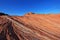 Striped Rocks on Crazy Hill in Pink Canyon, near Fire Wave at sunset, Valley of Fire State Park, USA