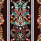 Striped seamless pattern. Floral wallpaper. Colorful ornamental border. Decorative ornament