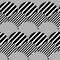 Striped Textured Geometric Vector Seamless Pattern