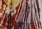 Stripes, hot batik, background texture, handmade on silk, abstract surrealism art