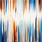 Stripes Of Light: A Meditative Abstract Painting In Blue, Orange, And White