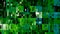 Stripes and random pixel colours green black white and teal colours over pixels modern boys