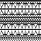 Stripes tribal seamless pattern