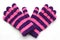 Stripey woollen gloves