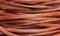 Stripped copper cables for further recycling in the metal industry