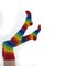 Stripy Rainbow Socks