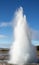 Strokkur Geyser eruption. Eruption of hot water. Gold Circle. Iceland.