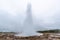 Strokkur geyser in Geysir geothermal area Iceland