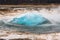 Strokkur geyser in Iceland about to erupt