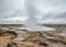 Strokkur Geysir in the Golden Circle, highly active Geysir Hot Spring Area in southwestern Iceland