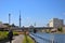 Stroll along the Sumida River,  with the Tokyo SkyTree in the background