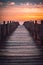 Strolling into the Sunset: A Boardwalk to the Beach