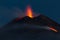 Strombolian activity of night