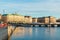 Strombron Bridge and Norrstrom River in Stockholm