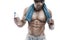 Strong Athletic Man Fitness Model Torso showing six pack abs.