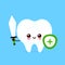 Strong cute healthy happy tooth