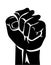 Strong Hand Revolutionary Symbol Illustration Design