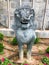 Strong lion statue.