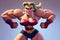 Strong and Muscular Woman Bodybuilder art woman\\\'s day