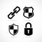Strong protection security icon