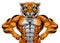 Strong Tiger Sports Mascot