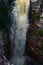 Strong waterfall at Chapada Diamantina national park. Brazil