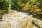 Strong winter waterflow in the Banias River
