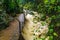 Strong winter waterflow in the Banias River