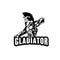 Strongest gladiator logo ready to fight