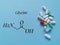 Structural chemical formula of glycine with pills and tablets. Glycine is a non-essential amino acid and neurotransmitter