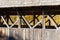 Structural detail of Sunday River covered bridge