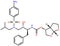 Structural formula of antiviral Darunavir, active against the COVID-19 coronavirus and HIV