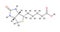 Structural formula of biotin