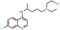 Structural formula of Hydroxychloroquine, a substance active against the COVID-19 coronavirus and malaria